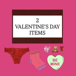 2 Valentines Day Items