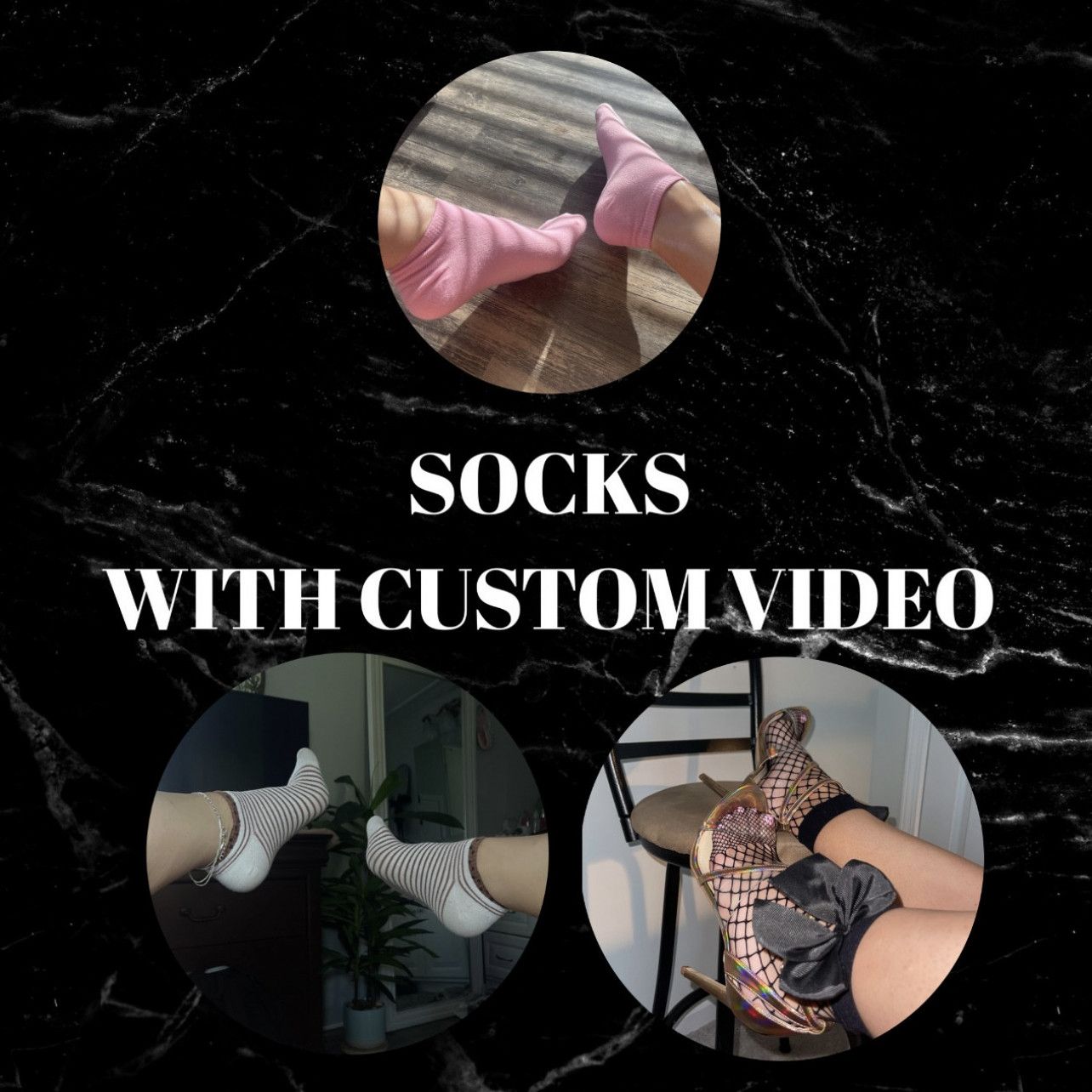 Socks with Custom Video