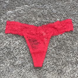 Red Lace Thong