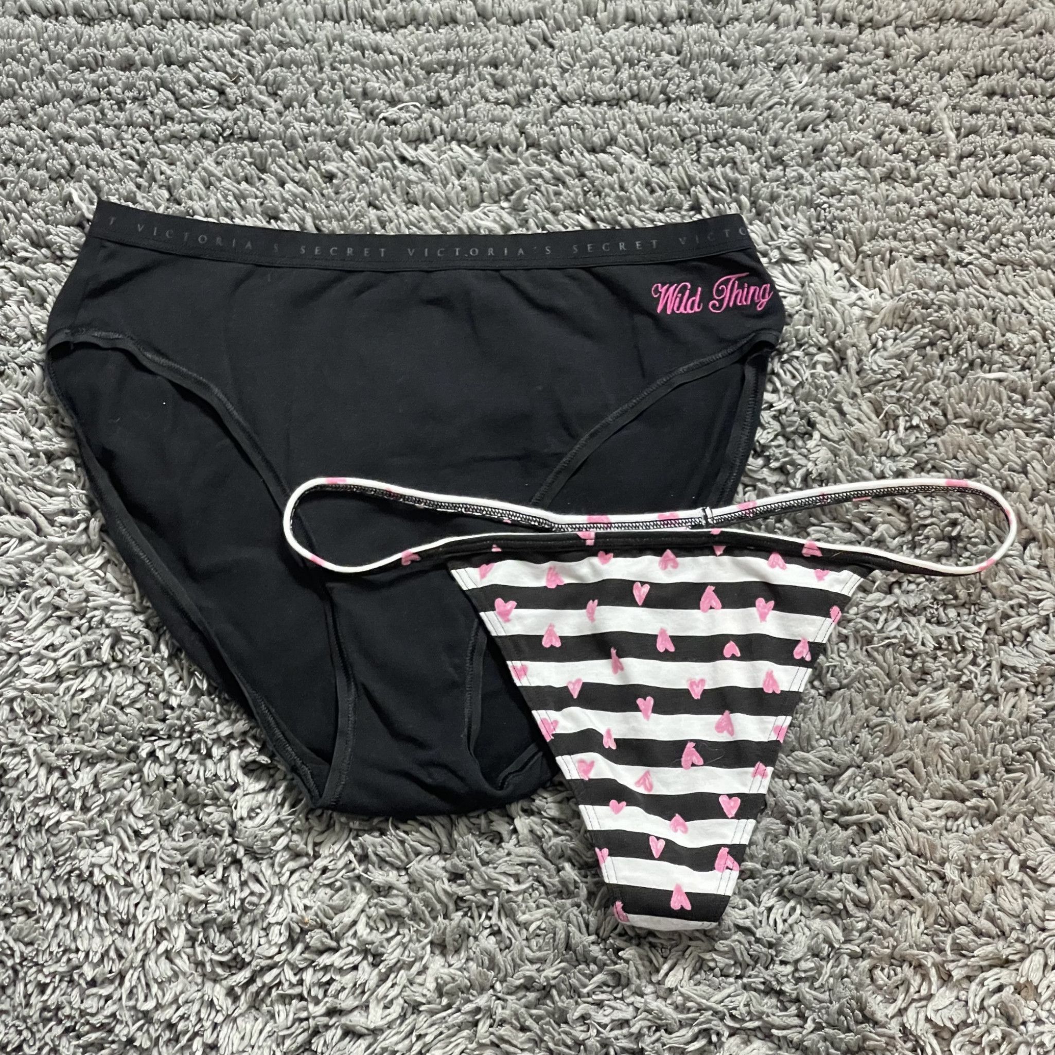 Black and Pink Panties