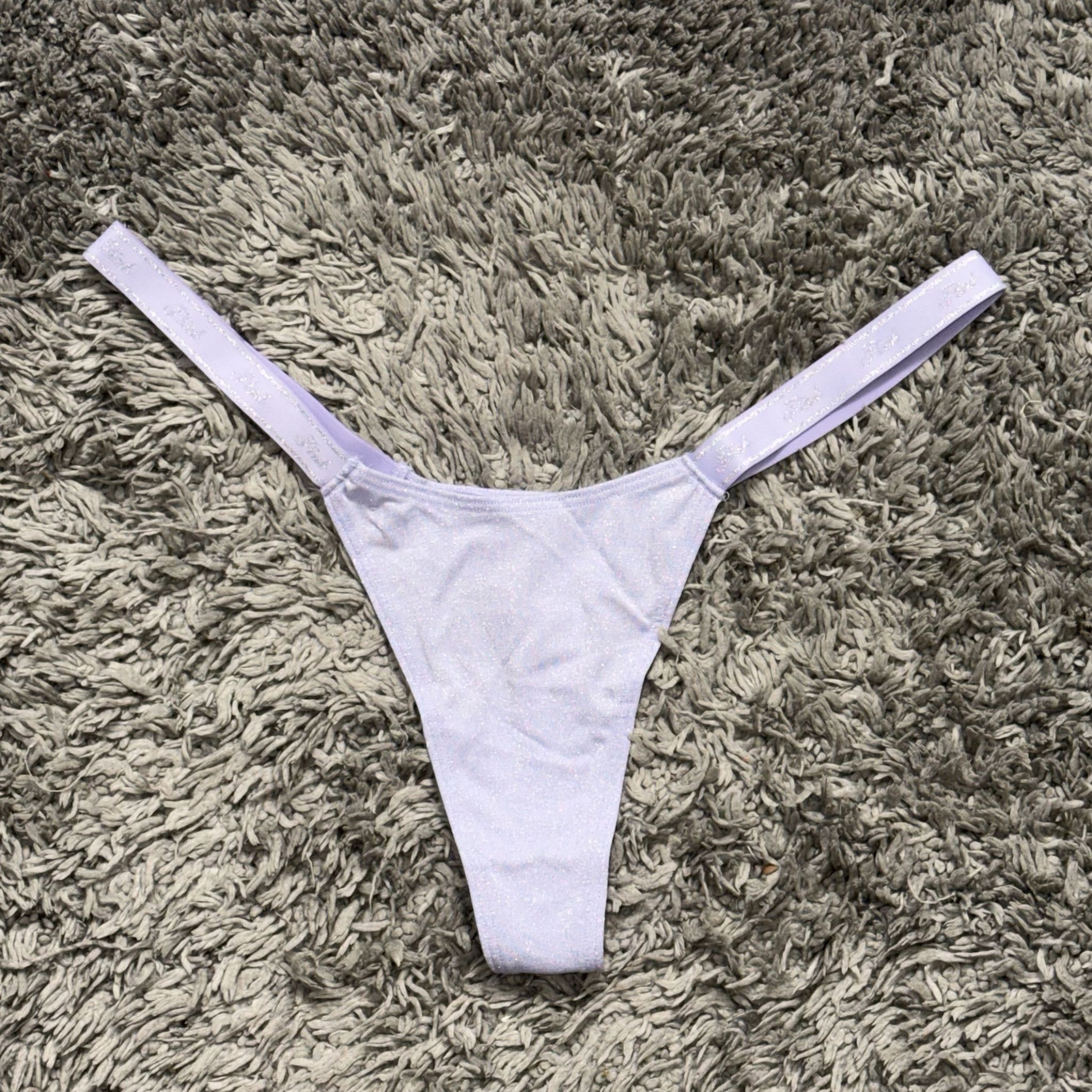 Purple Sparkle Micro Thong