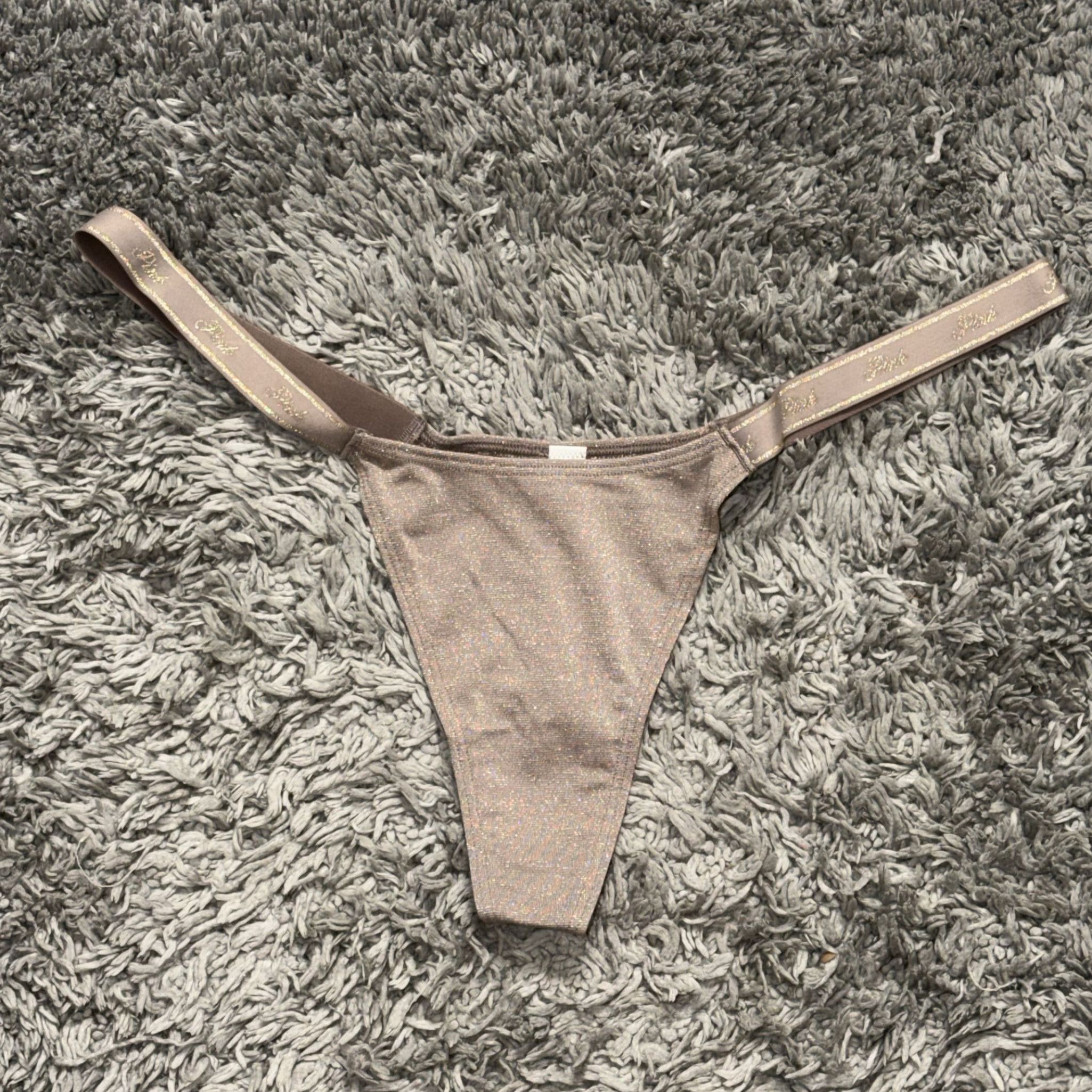 Brown Sparkle Micro Thong