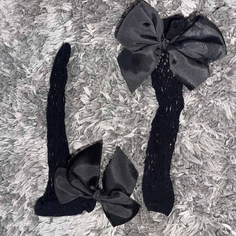 SALE Bow Fishnet Socks