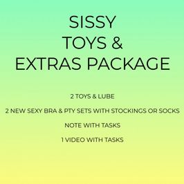 Sissy Toys and Extras Package
