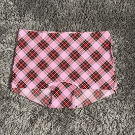 Pink Plaid Seamless Hip Hugger