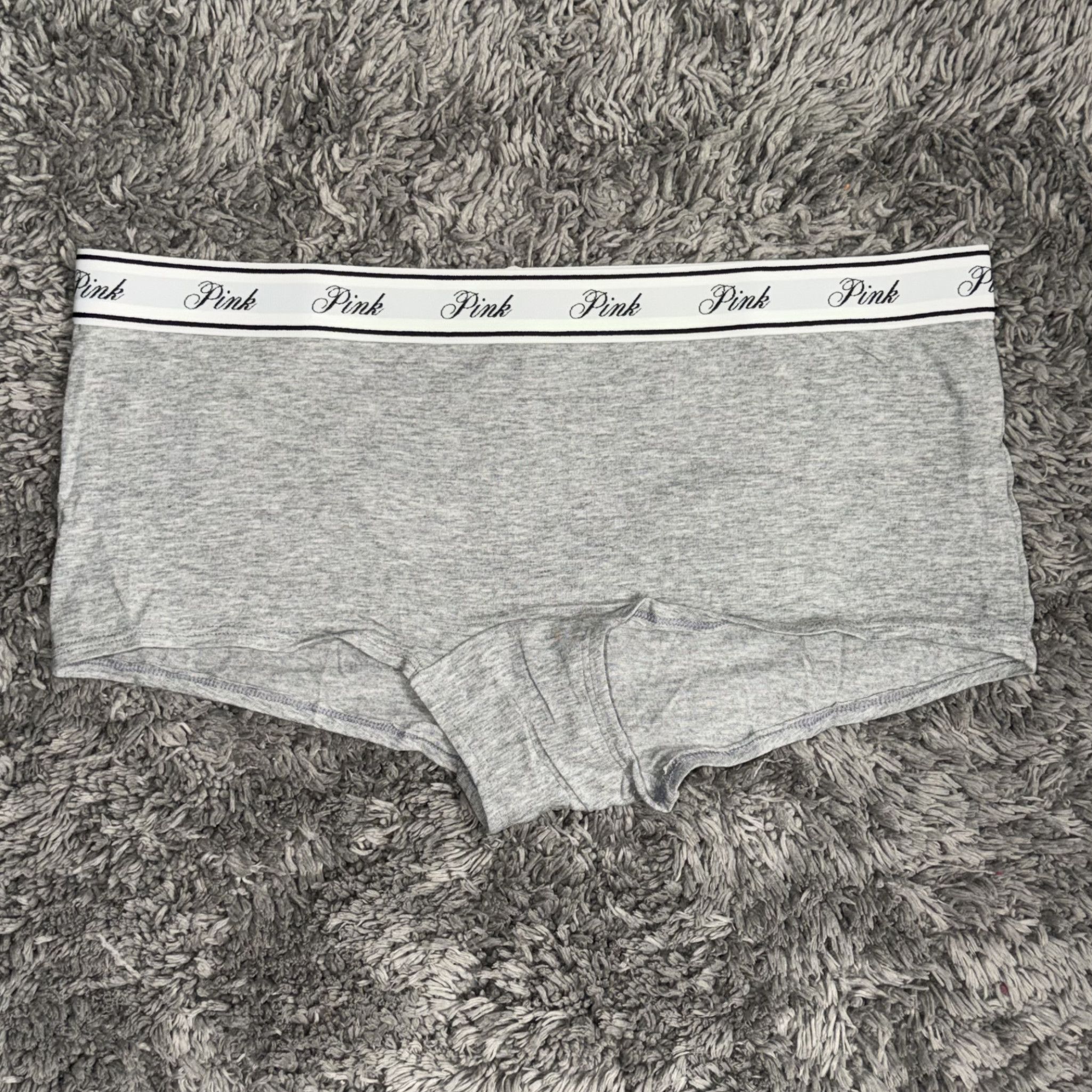 Grey Cotton Boyshort