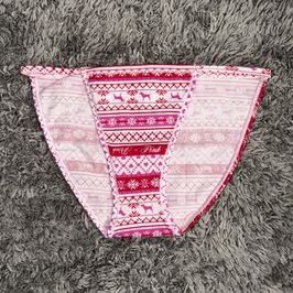 Pink Cotton Side Strap Panty