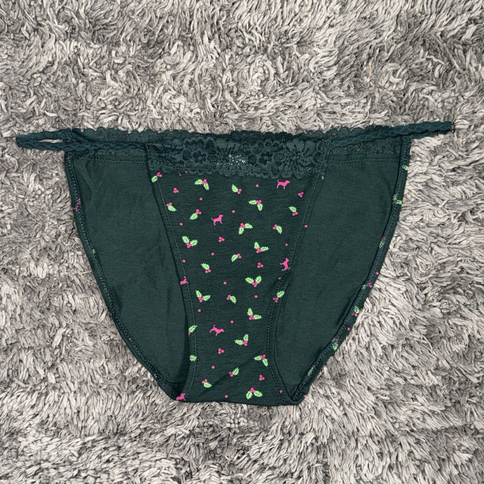 Dark Green Cotton Side Strap