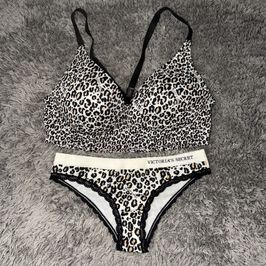 Leopard Bra w Panty Set