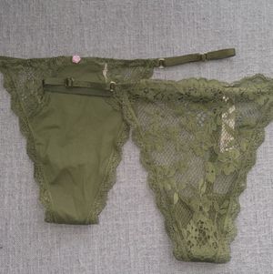 2 Green GStrings Pack