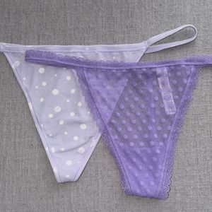 2 Purple GStrings Pack