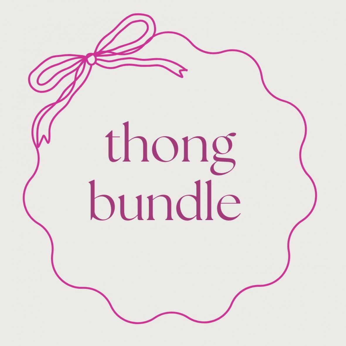 Thong bundle!