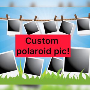 Custom polaroid pic