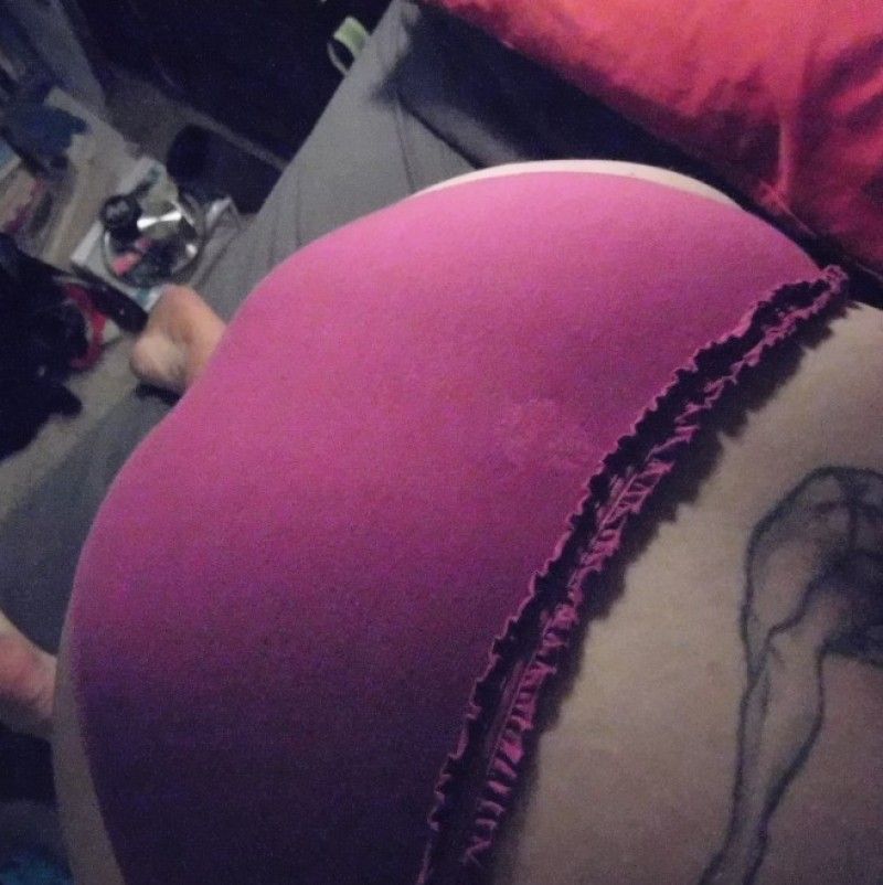 Pink Cotton Panties with Ruffle Bow MILF