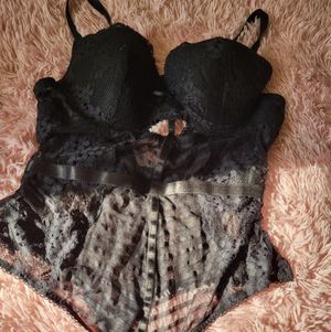 Soft Curves in a Tiny Black Teddy