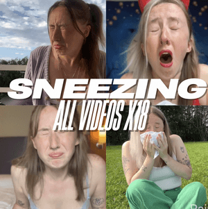 ALL SNEEZING VIDEOS X18