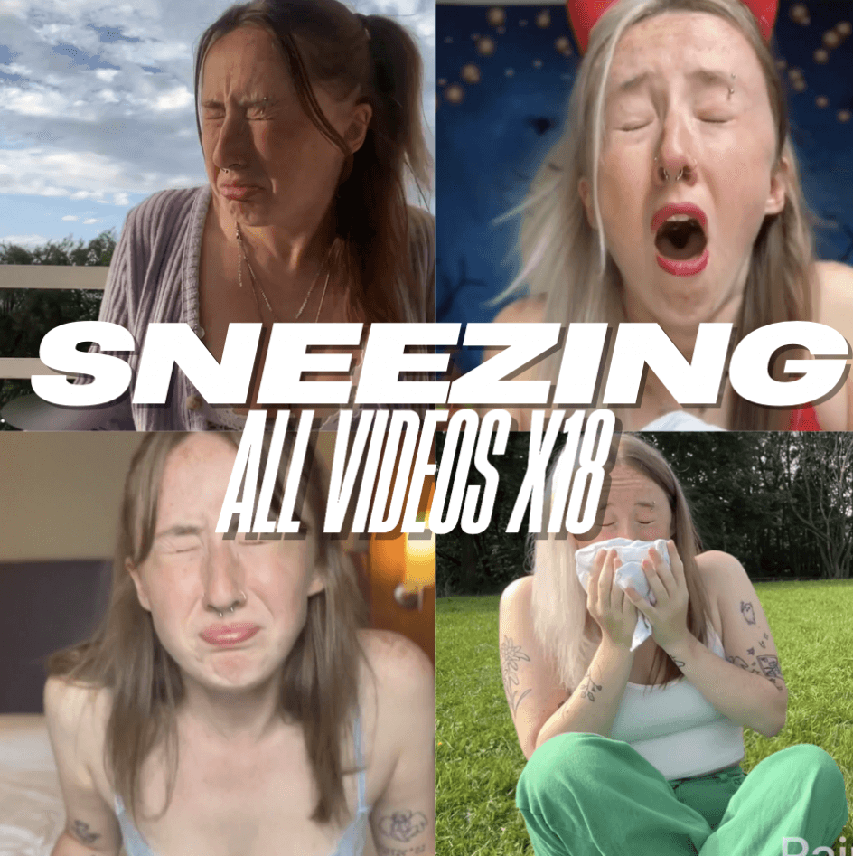 ALL SNEEZING VIDEOS X18