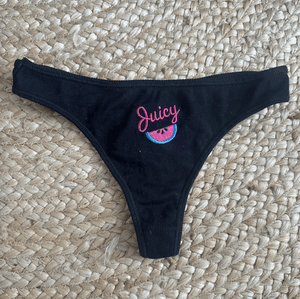 Juicy Logo Thong Panty