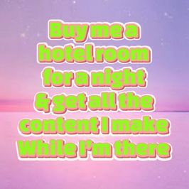 Hotel room for making new videos