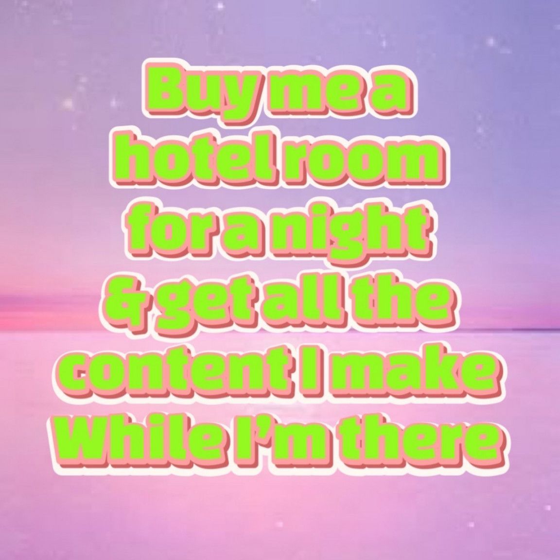 Hotel room for making new videos