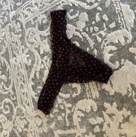 victoria secret lace thong with hearts