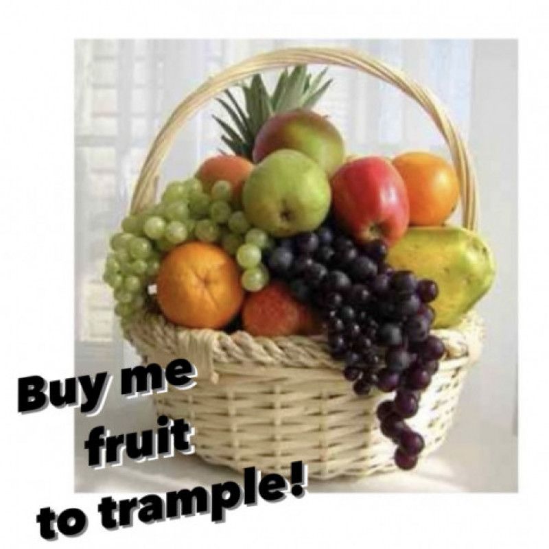 Choose a fruit for me fruit to trample!