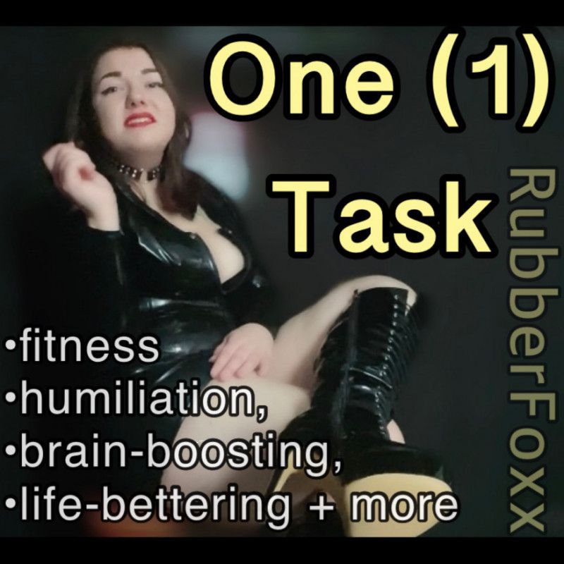 1 Task from RubberFoxx