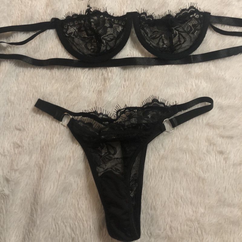 Black lacey set