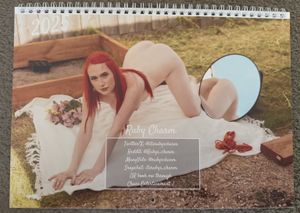 2025 Nude Double A4 Calendar