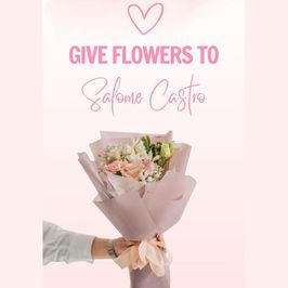 Give me flowers and let me fall in love with you