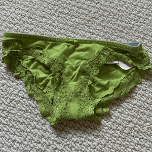 Green Lace Trim Bikini