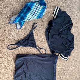 Flight attendant costume used for content