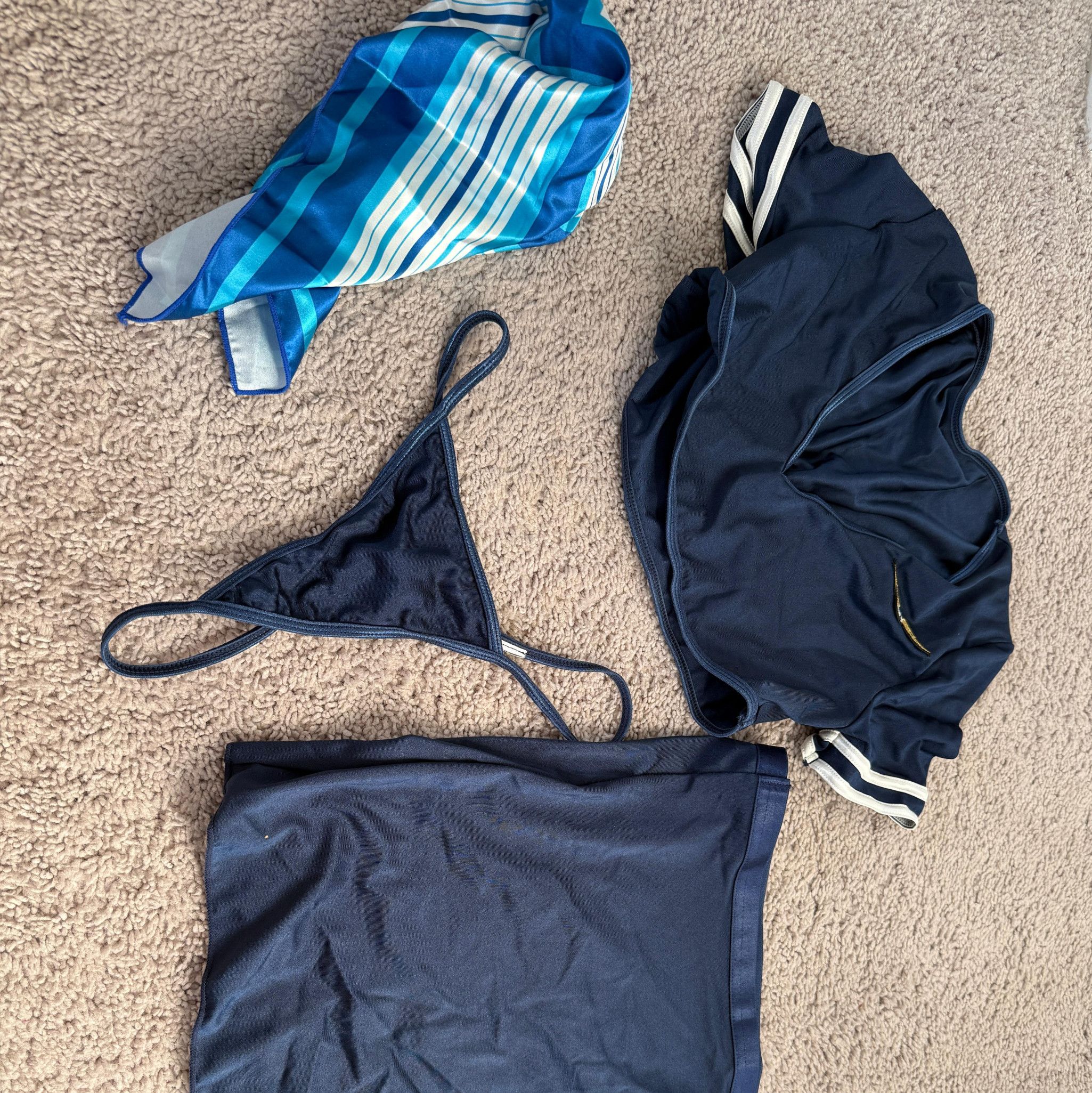 Flight attendant costume used for content