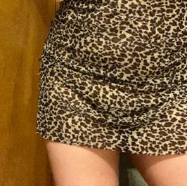 Leopard Print Dress Free Shipping! Worn Live On Cam