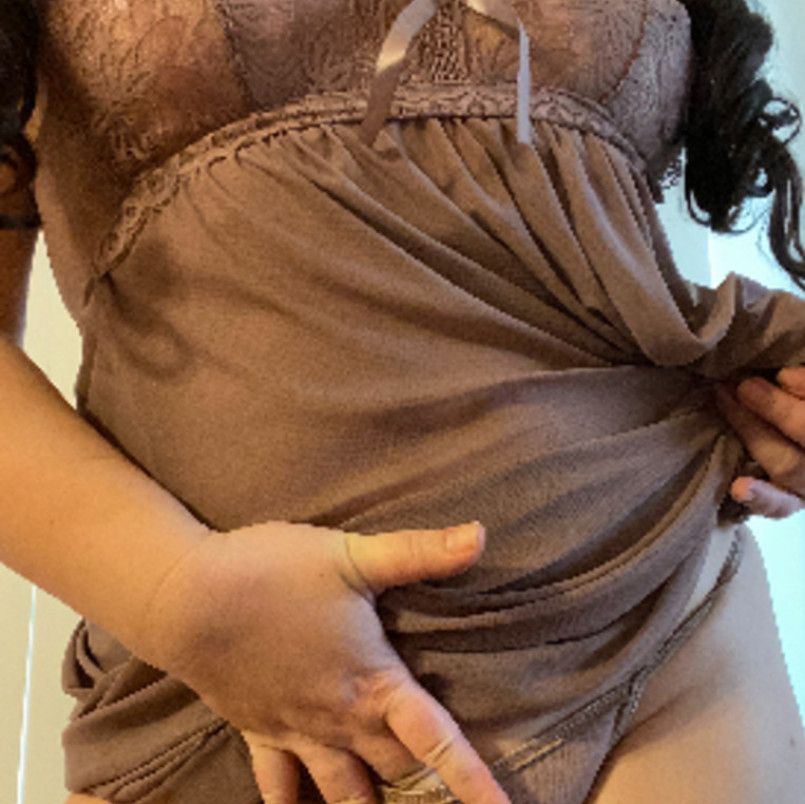Beige Lingerie Free Shipping! Worn live on cam photos