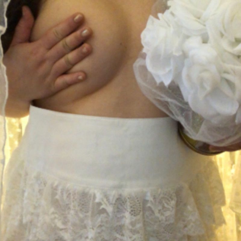 Tiered White Mini Lace Skirt Free Shipping! Worn live on cam