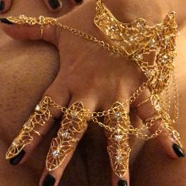 Hand Body Jewelry One Hand Set Free Shipping! Worn Live