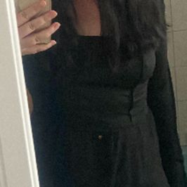 Black Long Sleeve Crop Top Free Shipping! Worn on Cam