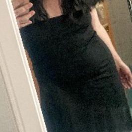 Sheer Black Dress Free Shipping! Worn live on Cam