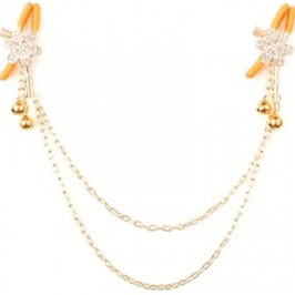 Gold Color Nipple Clamps Free Shipping! Worn Live on Cam