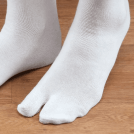 White Socks Free Shipping! Toe Socks Worn live on cam