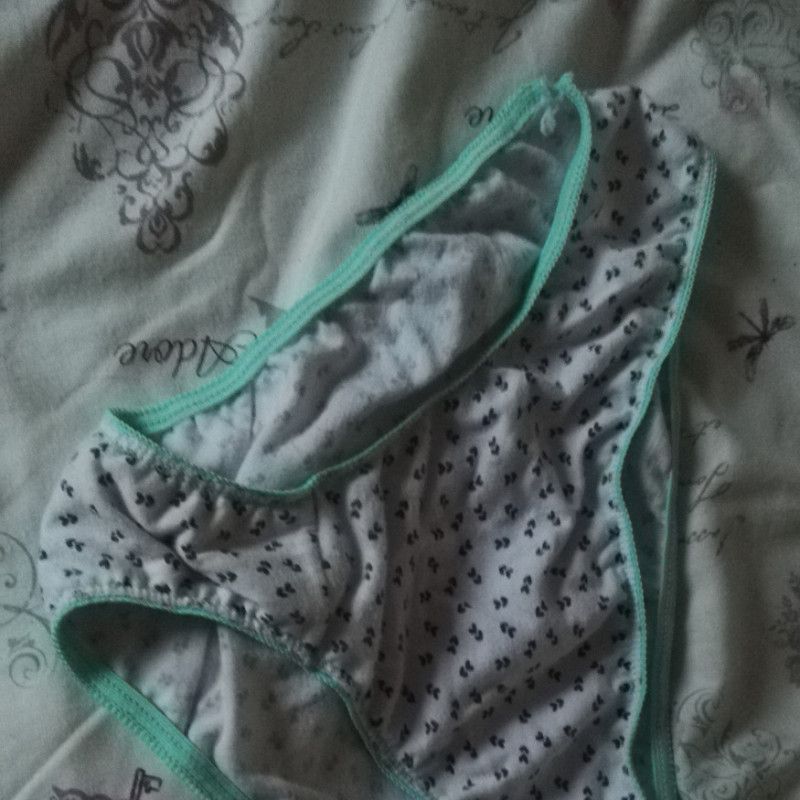Worn cotton panties