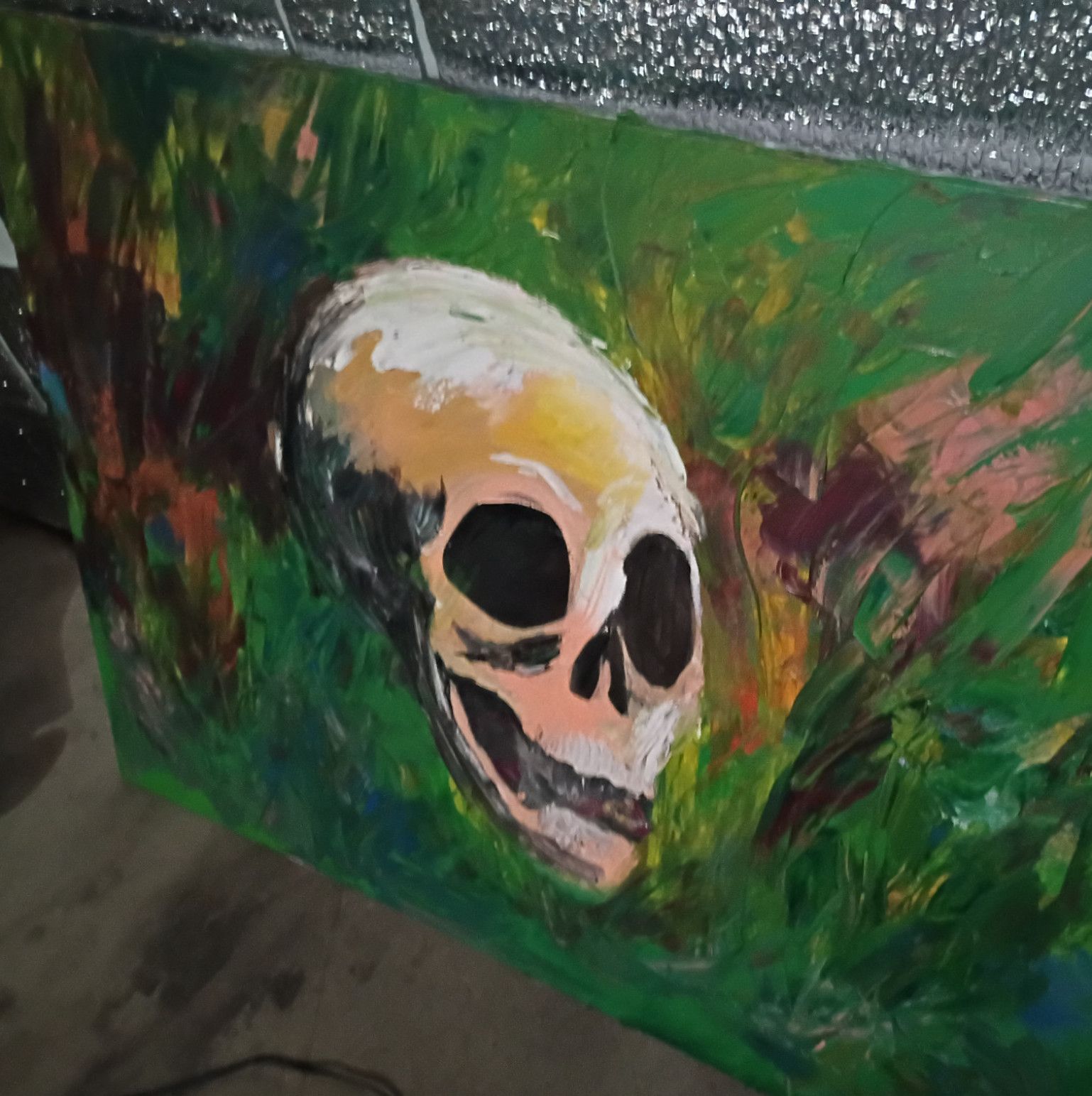 Skull Painting Oil