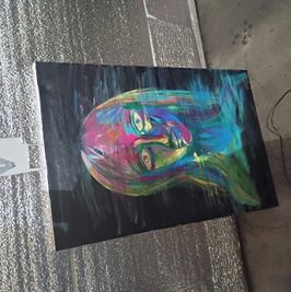 Weird Abstract Painting Acrylic