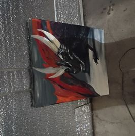 Drogon ASOIAF Oil Painting