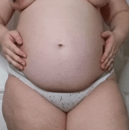 White Speckled Cotton Panties