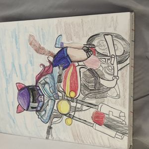 Physical drawing sign by me