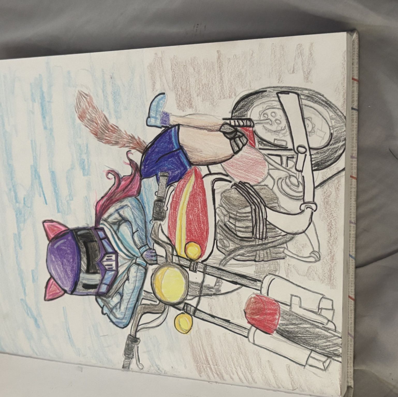 Physical drawing sign by me