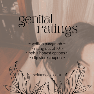 written genital ratings