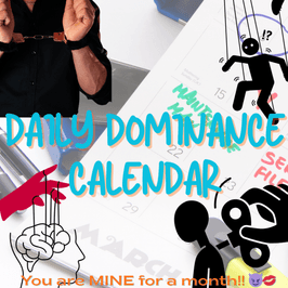 Daily Dominance and Obedience Calendar